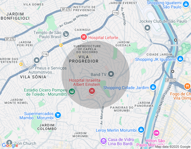 Imóvel no mapa