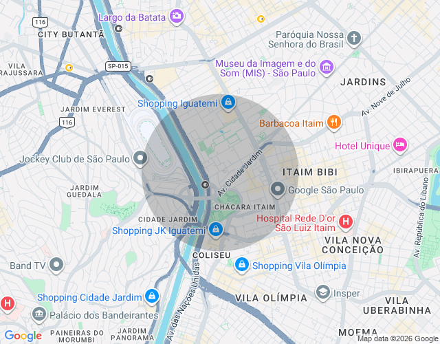 Imóvel no mapa