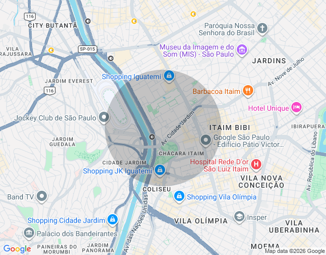 Imóvel no mapa