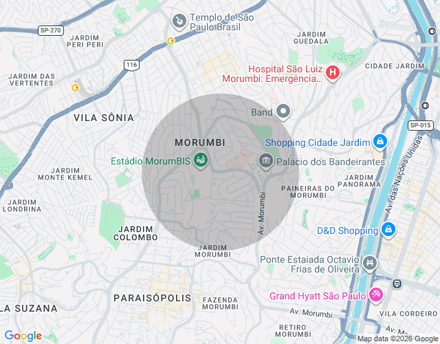 Imóvel no mapa