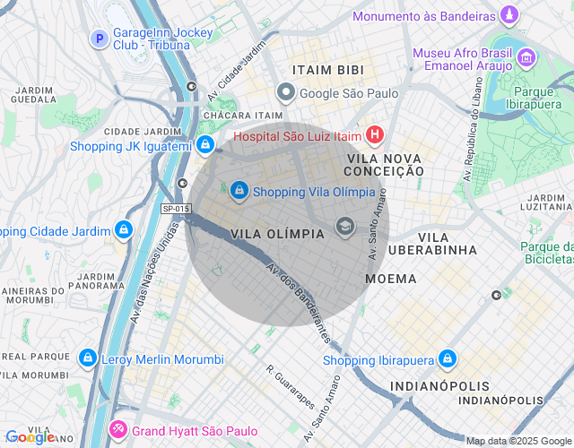 Imóvel no mapa