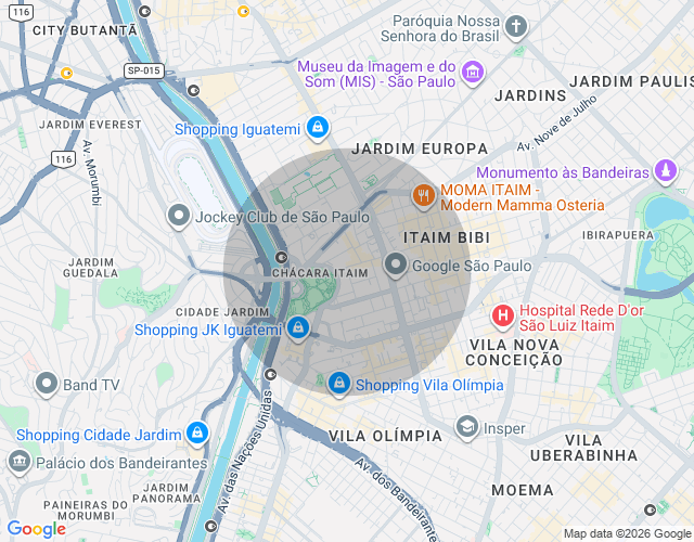 Imóvel no mapa