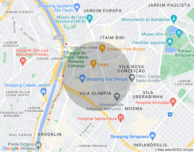 Imóvel no mapa