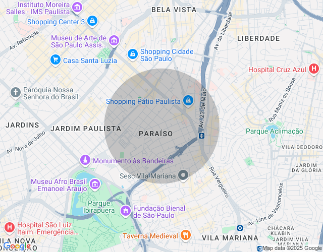 Imóvel no mapa