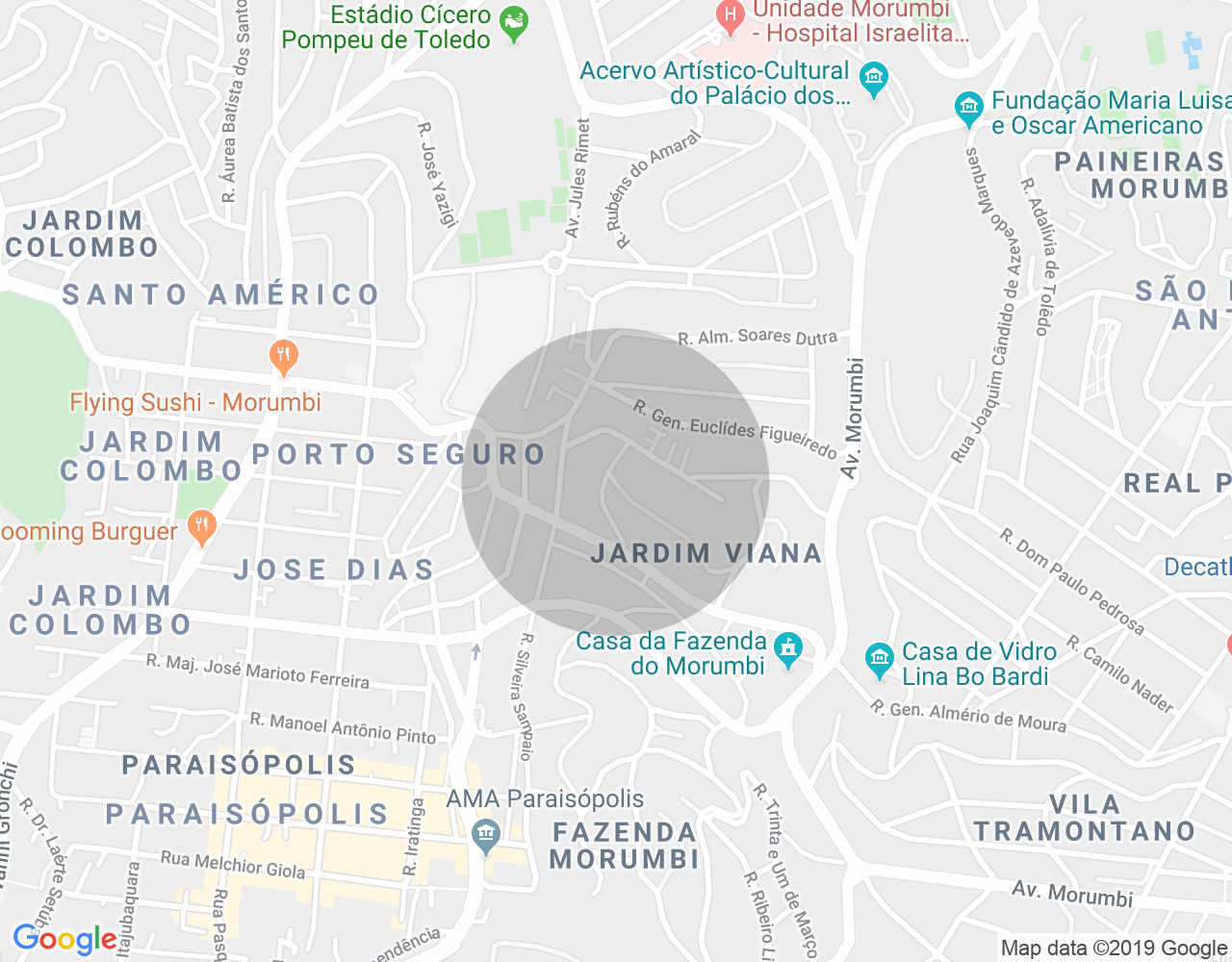 Imóvel no mapa