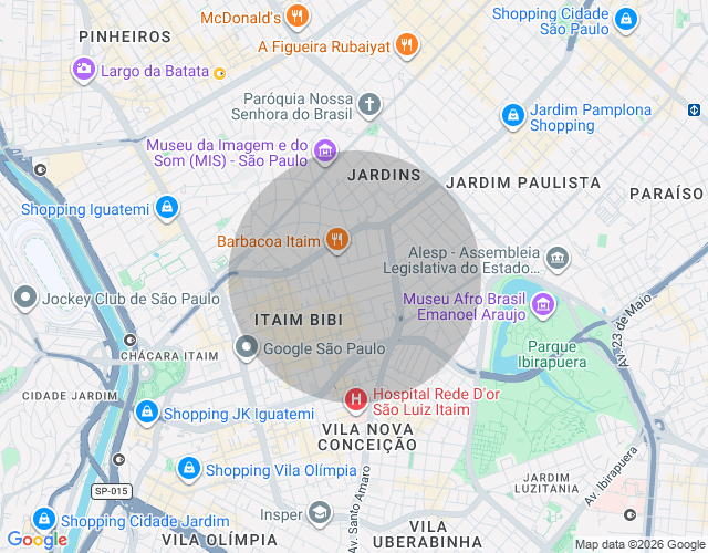 Imóvel no mapa