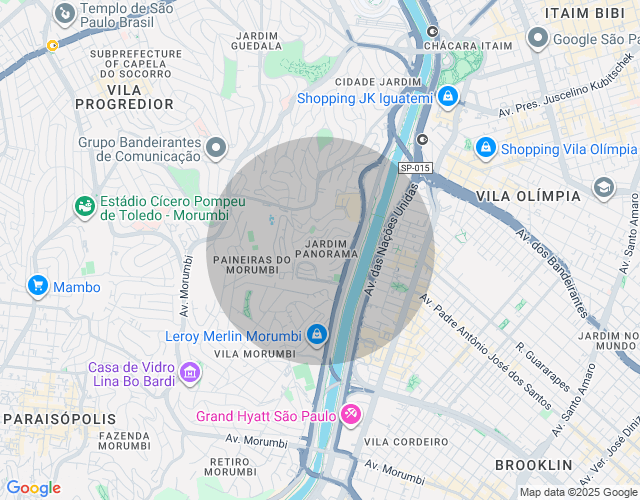 Imóvel no mapa