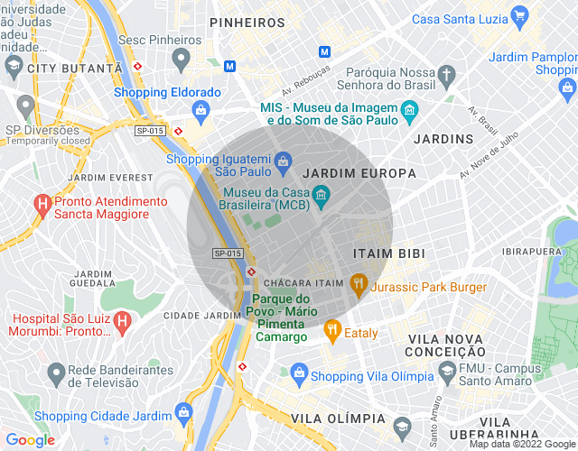 Imóvel no mapa
