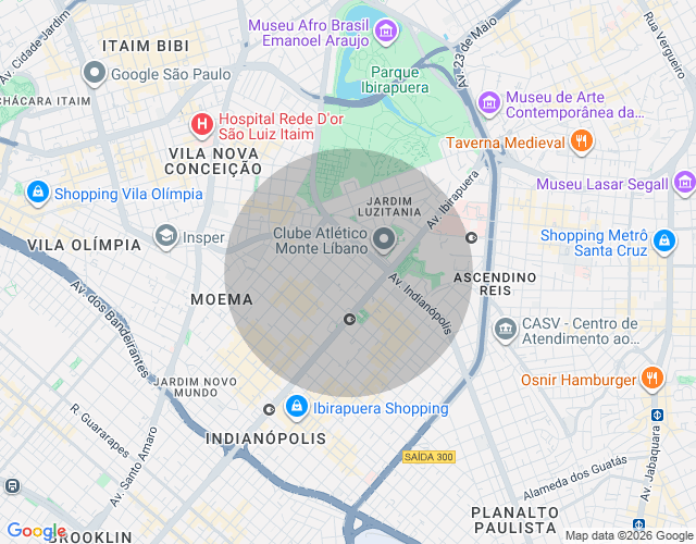 Imóvel no mapa