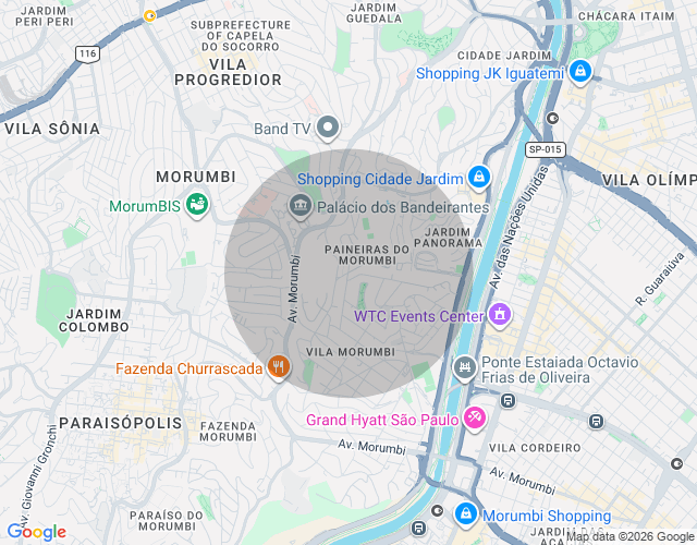 Imóvel no mapa