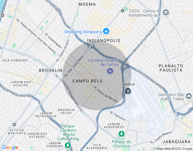 Imóvel no mapa