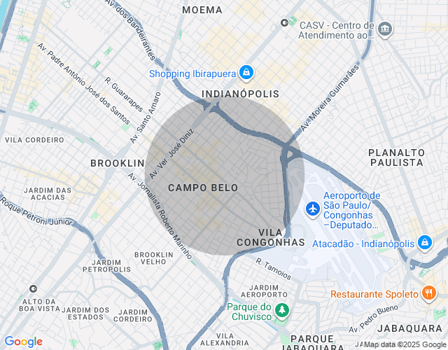 Imóvel no mapa