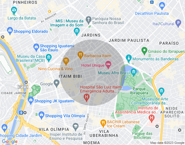 Imóvel no mapa