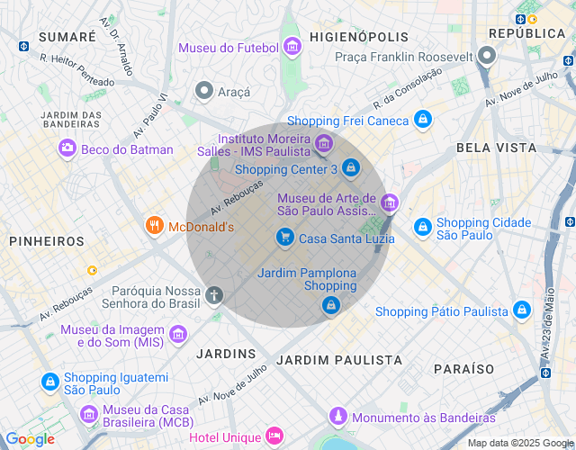 Imóvel no mapa