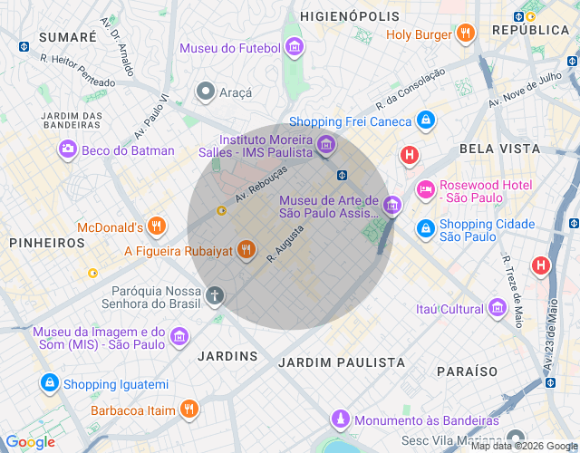 Imóvel no mapa