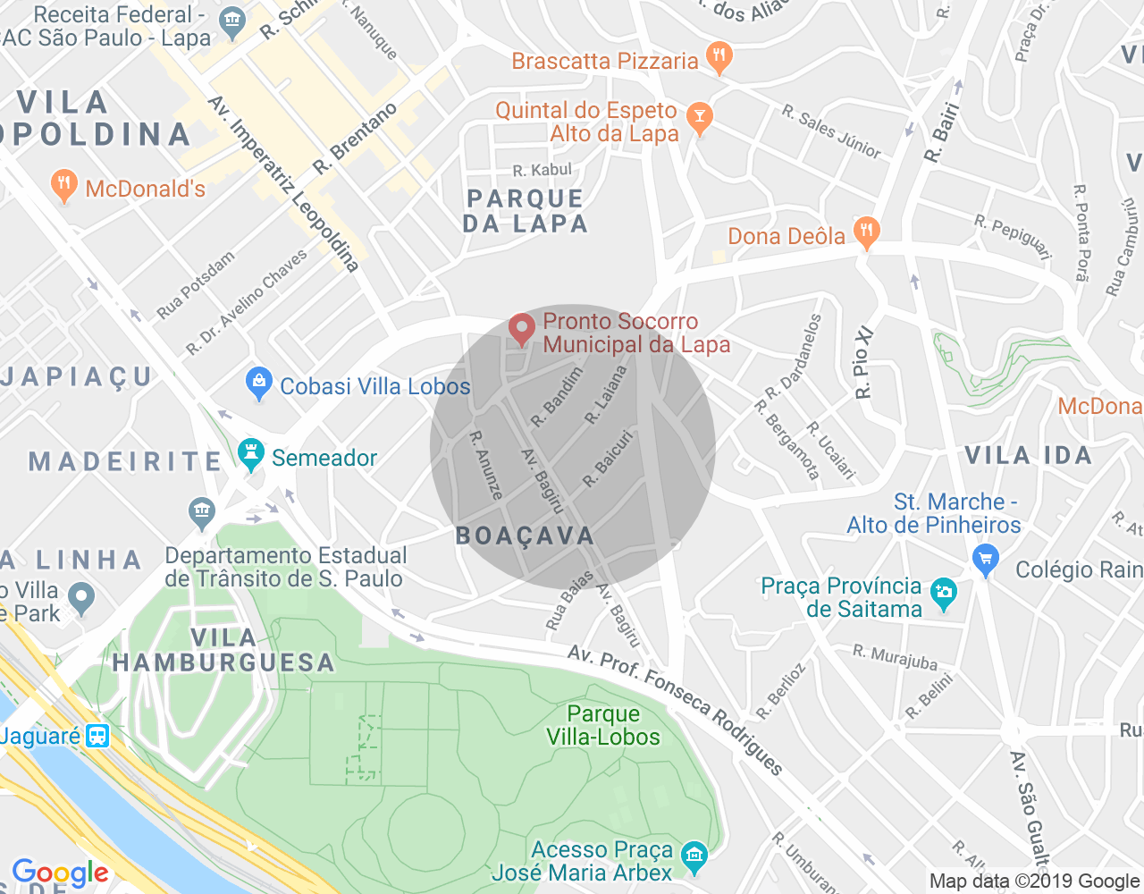 Imóvel no mapa