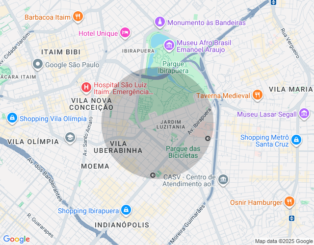 Imóvel no mapa
