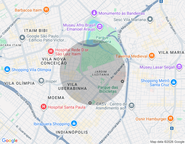 Imóvel no mapa