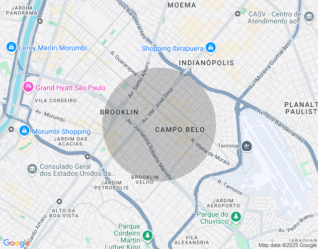 Imóvel no mapa