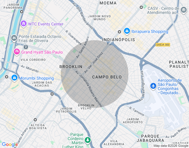 Imóvel no mapa