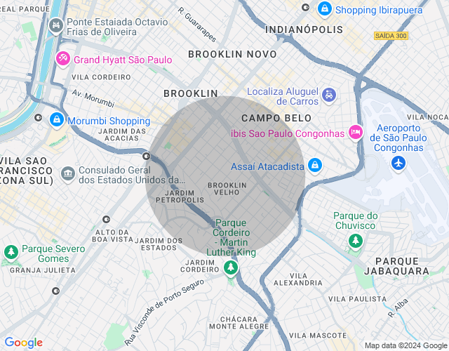 Imóvel no mapa