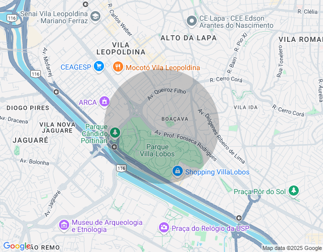 Imóvel no mapa
