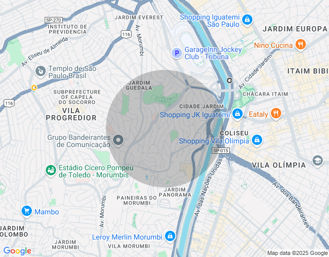 Imóvel no mapa
