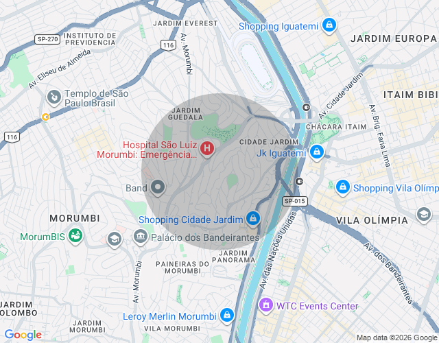 Imóvel no mapa