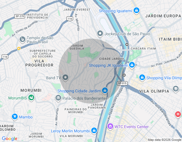 Imóvel no mapa