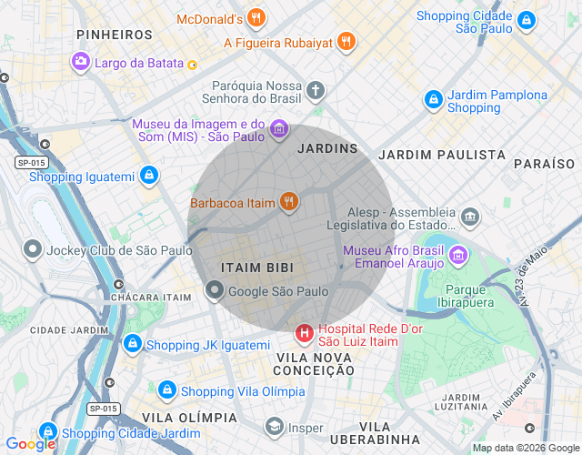 Imóvel no mapa