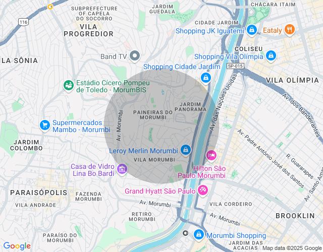 Imóvel no mapa