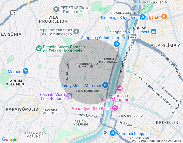 Imóvel no mapa