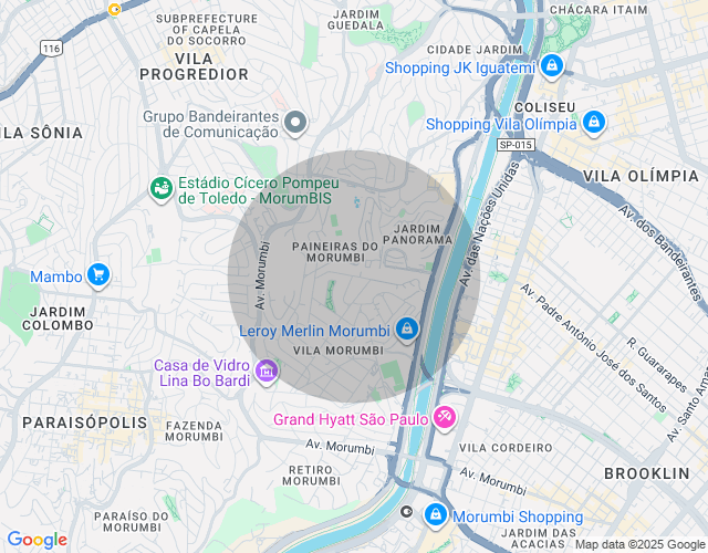 Imóvel no mapa