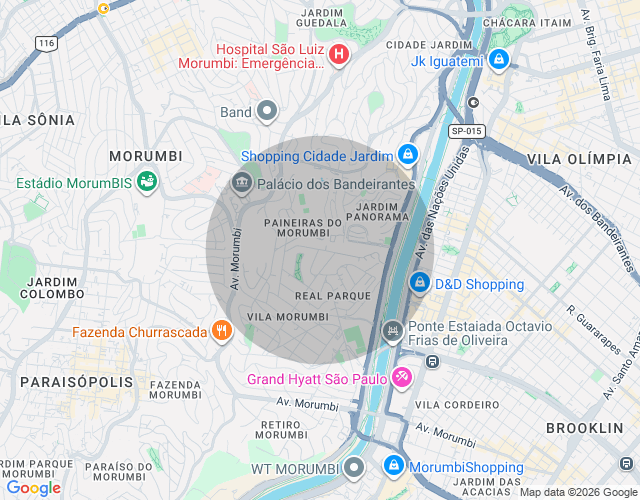 Imóvel no mapa