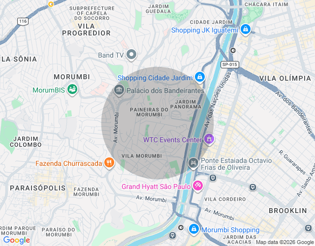 Imóvel no mapa