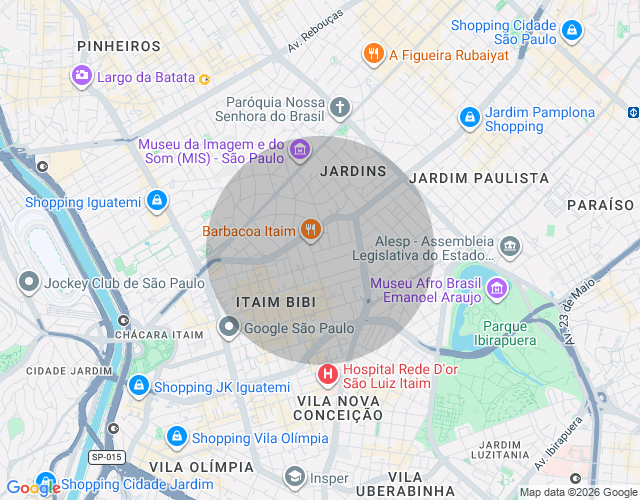Imóvel no mapa