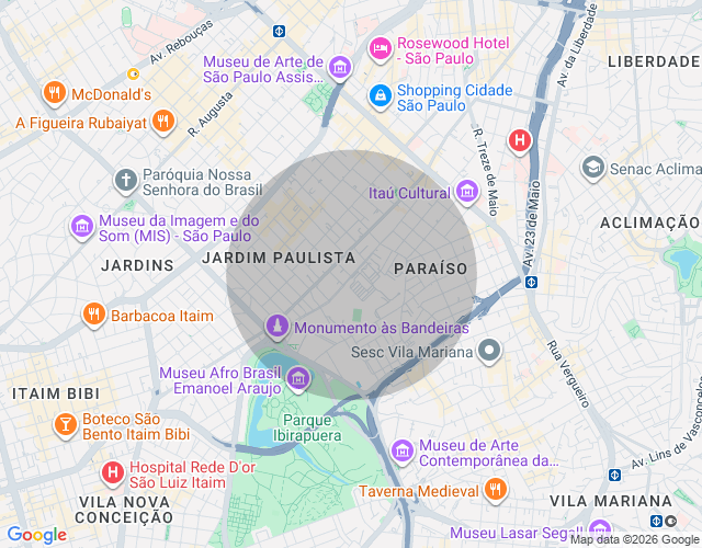 Imóvel no mapa