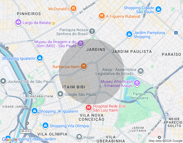 Imóvel no mapa