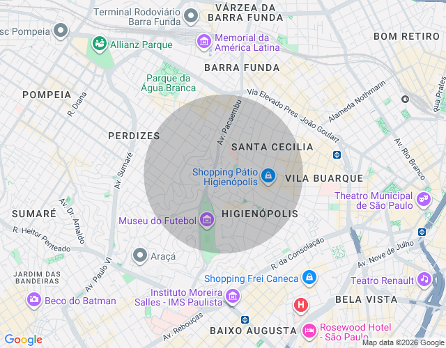 Imóvel no mapa