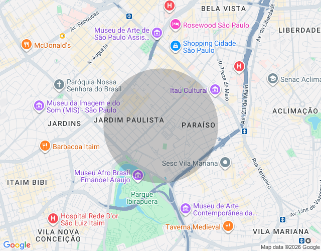 Imóvel no mapa