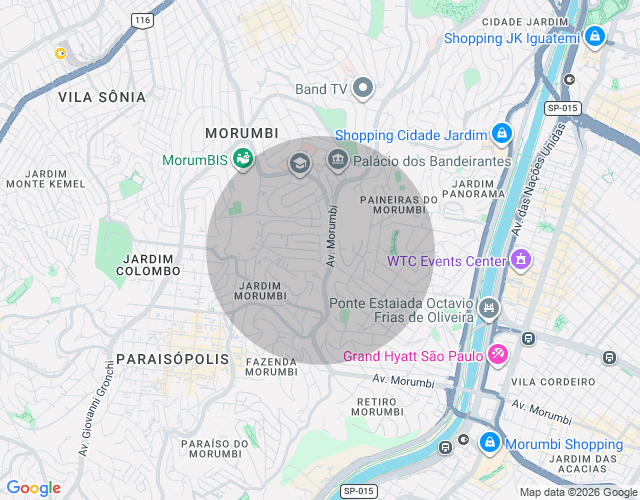 Imóvel no mapa