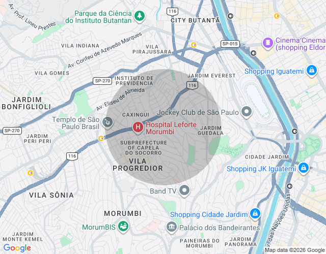 Imóvel no mapa