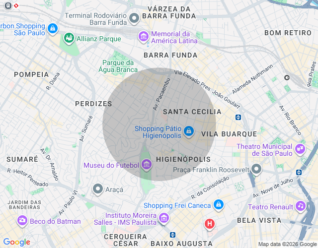 Imóvel no mapa