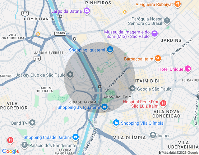 Imóvel no mapa