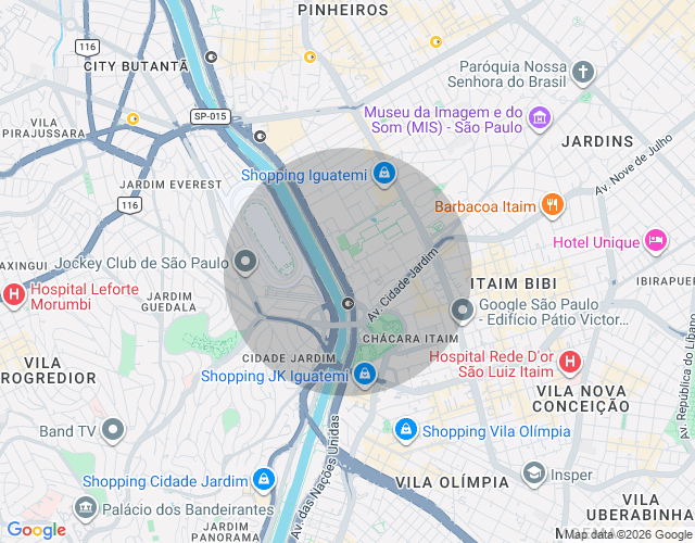 Imóvel no mapa