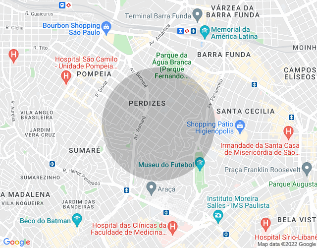 Imóvel no mapa