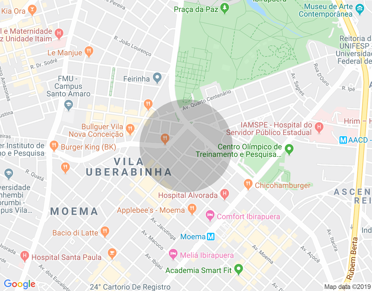 Imóvel no mapa