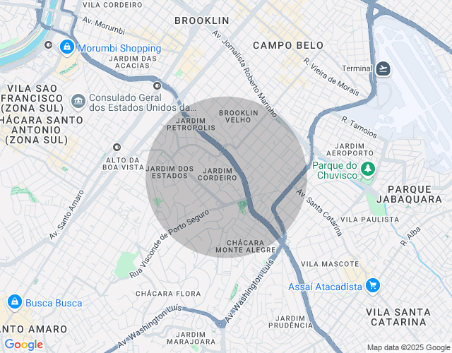 Imóvel no mapa