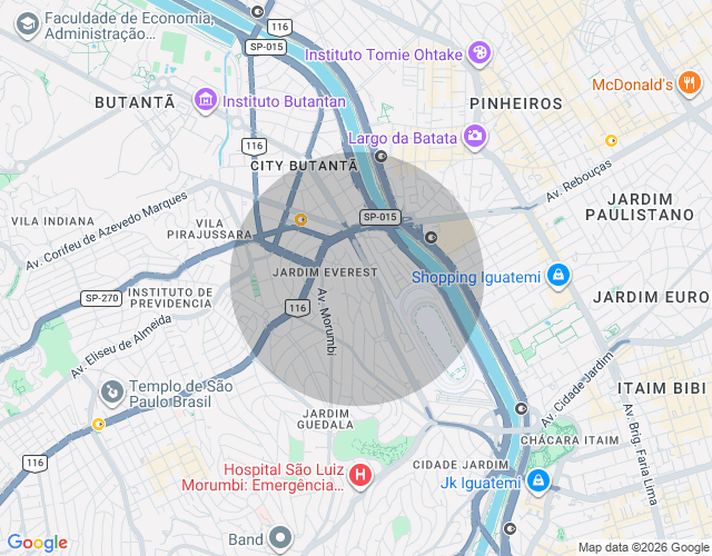 Imóvel no mapa