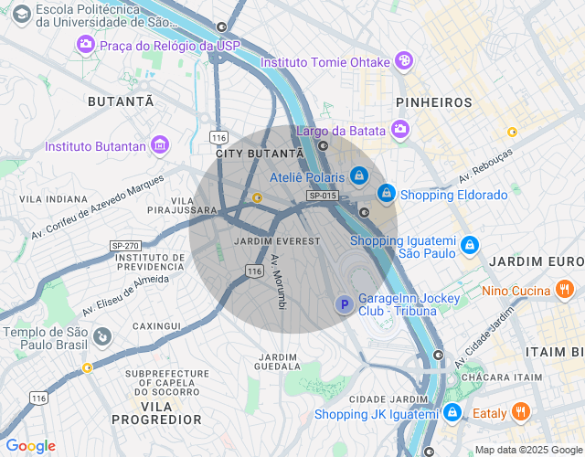 Imóvel no mapa
